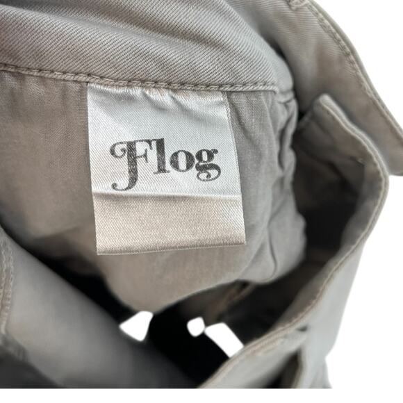 Bevy Flog Kim Cargo Shorts‎ Pockets Cotton Stretch Gray Size 28 - Picture 10 of 11